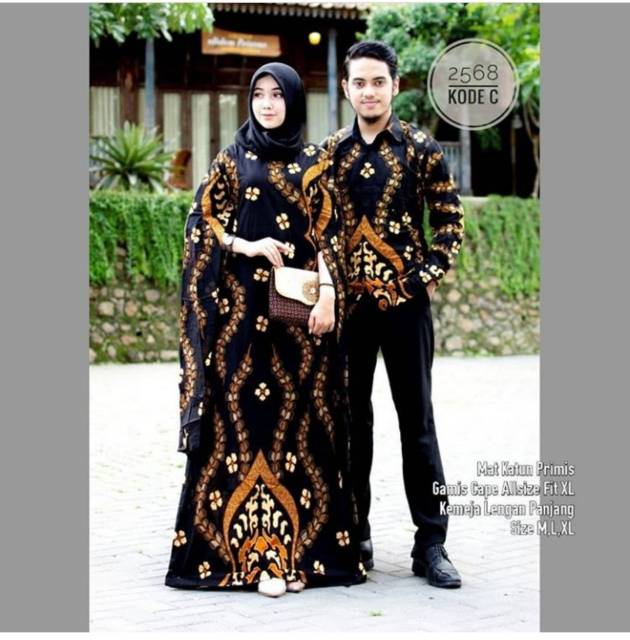 Couple gamis maxy cape best quality