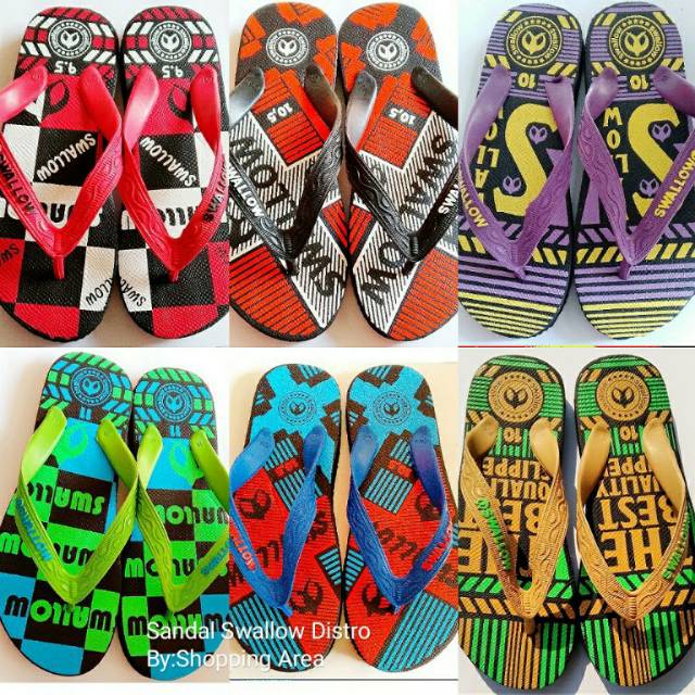  Sandal  Jepit karet pria Swallow  Distro  Shopee Indonesia