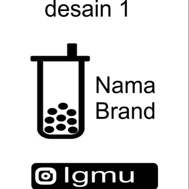 Template Desain Cup Minuman