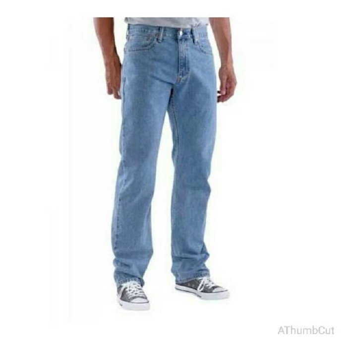 Celana Jeans Levis Pria / Panjang Standart Denim
