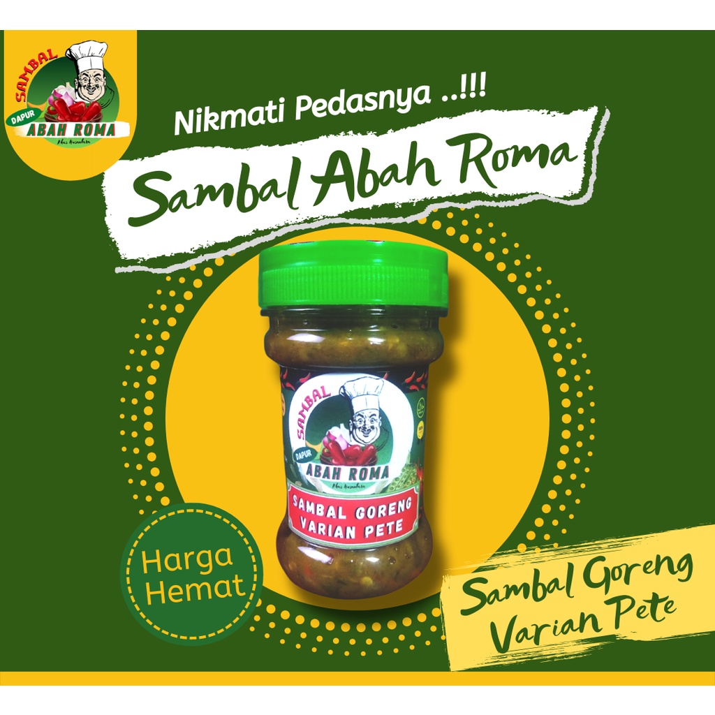 

[ PROMO ] Sambal Goreng Pete / Sambal Pedas / Sambal Khas Nusantara / Sambal Goreng Pete Pedas