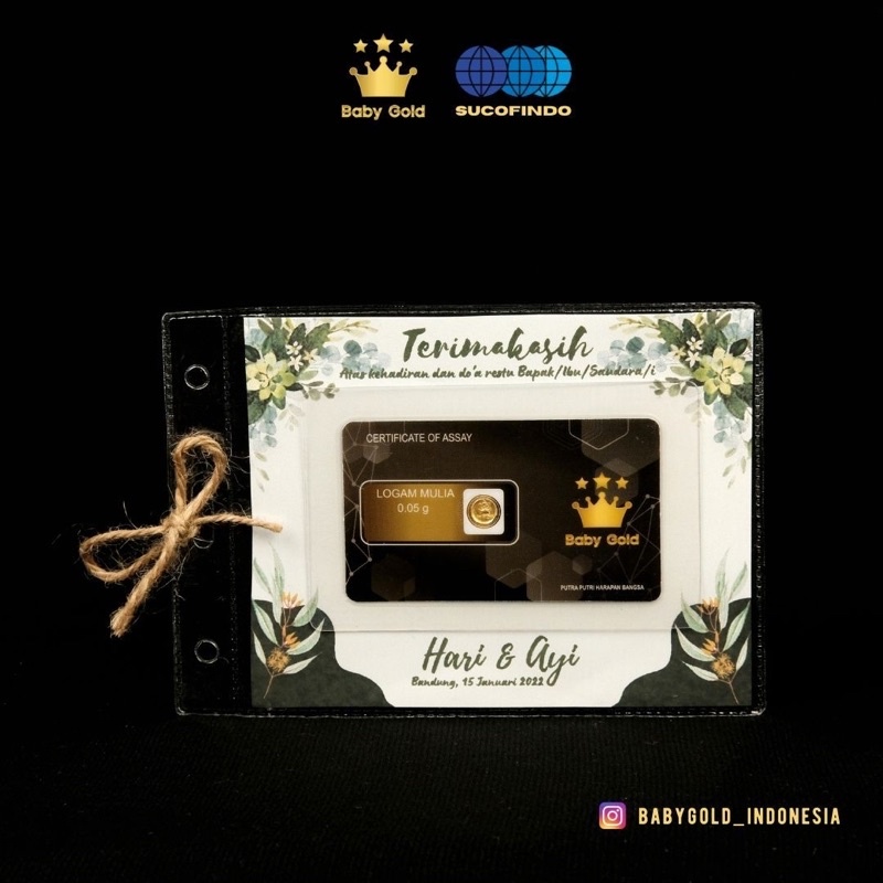LM Logam Mulia 24 Karat 0.05 0.001 gram Babygold Mini gold Minigram Emas Kecil Dealer Resmi Bandung-6