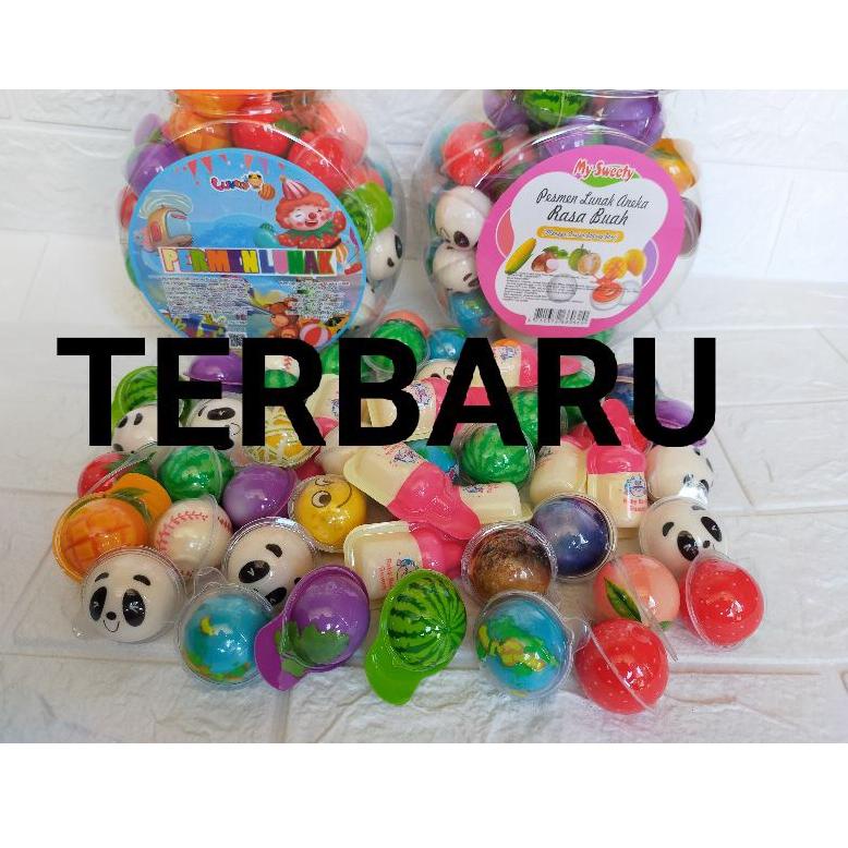 

♩♪ Permen Lunak / Permen Viral isi 10 , 25 atau 1 Toples isi 50 pcs プ