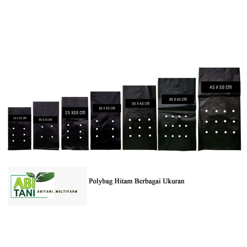 Polybag Hitam 10 x 15 cm - 1 kg
