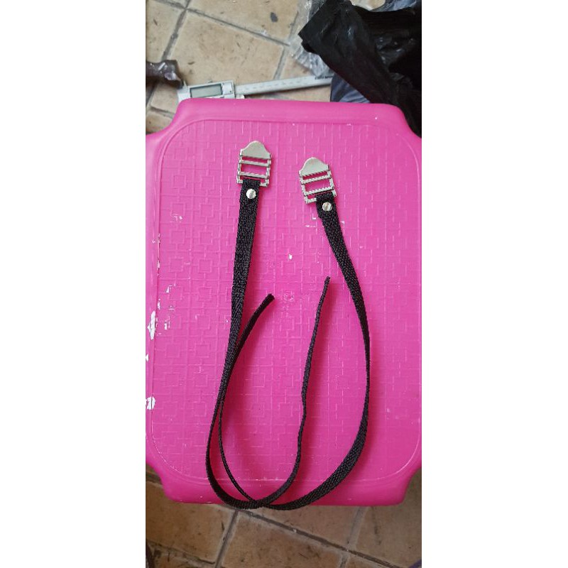 Strap Toeclip Sepeda Black 1 Set