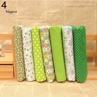 Big 7Pcs Kain Katun Motif Polkadot Bunga Ukuran Big 7Pcs Kain Katun Motif Polkadot Bunga Ukuran