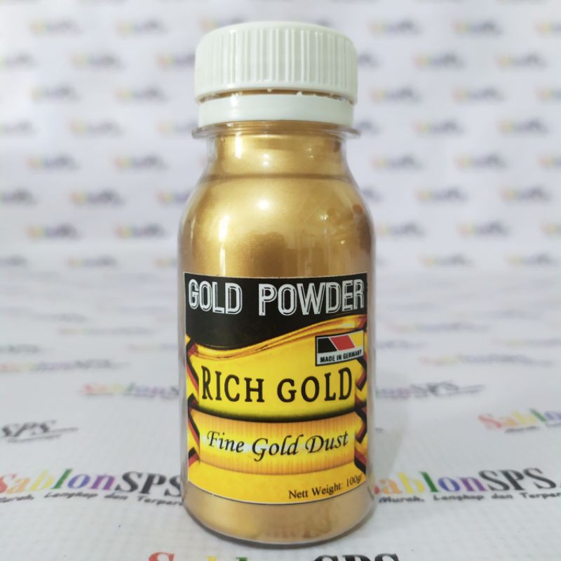 RICH GOLD BUBUK EMAS MUDA BASIS SOLVENT MINYAK 100GR