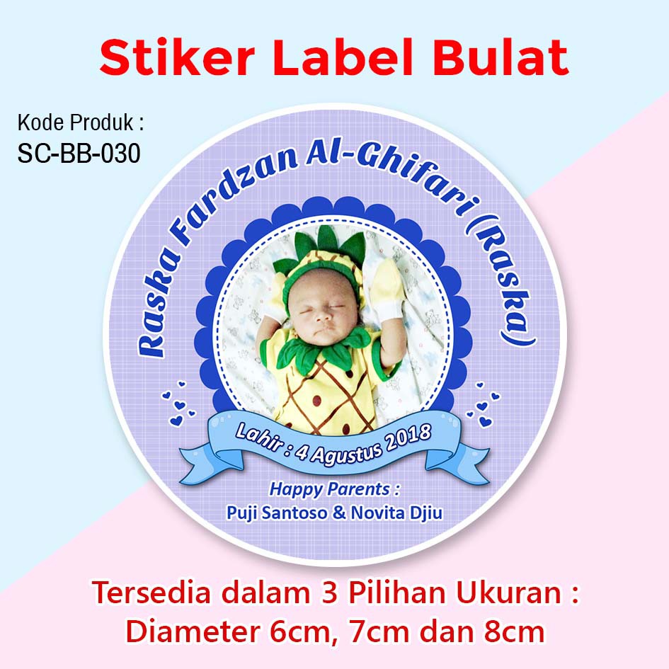 

STIKER LABEL KELAHIRAN BAYI STICKER SYUKURAN AQIQAH BABY SHOWER COWOK