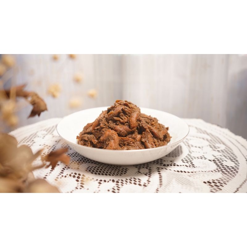 

Rendang Jamur Tiram Otentik Masakan Padang