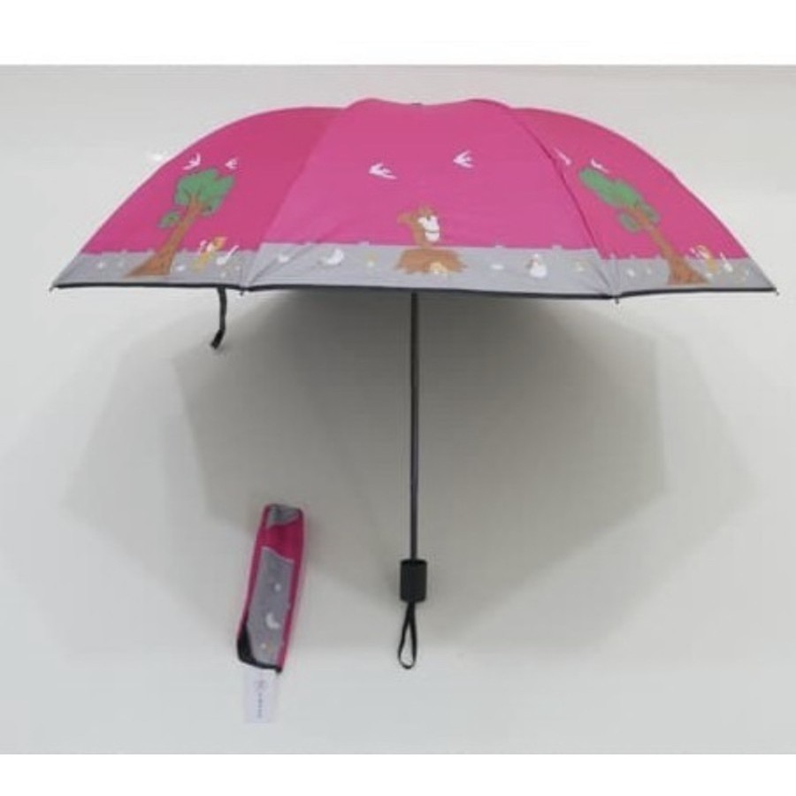 Payung Lipat 3 Nagoya Motif Tupai Umbrella NF413