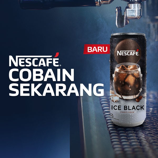 Kopi Nescafe Kaleng ICE BLACK Can 220 ml (1 PAKET ISI 6 )