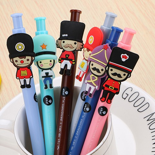 

Rellic PP41 pulpen gel motif karakter british soldier lucu imut / bolpen gel karakter