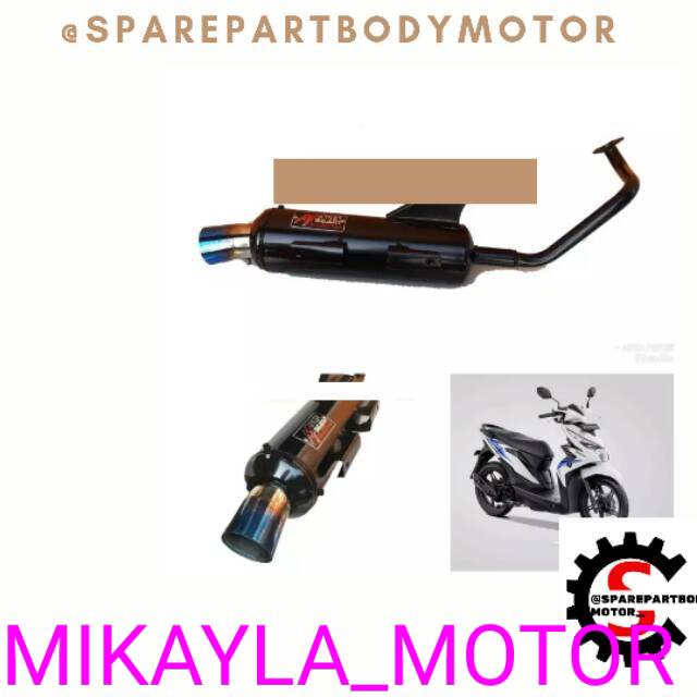 KNALPOT MBERR+CORONG BEAT FI/BEAT KARBU BEAT STREET