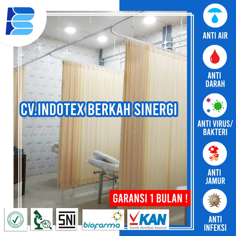 pemasangan gorden rumah sakit - bahan gorden tebal - kain rumah sakit - gorden rumah sakit indotex