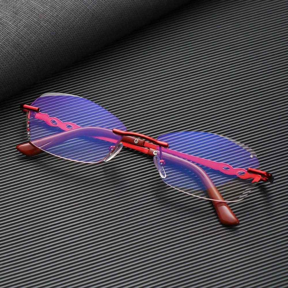 Lily Kacamata Baca Anti blue Light Anti-Letih Anti-UV Anti-blue Rays Metal Frame Eyeglasses