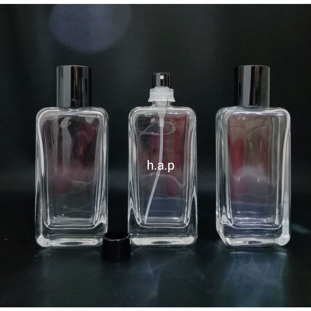 Botol Parfume Press V32640 50ml Easypum Hitam Tutup Nonfull Hitam Lusinan
