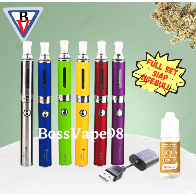 TERLARIS EVOD SET MINI 1100mAh FULL SET 10ML BONUS CHARGER-2