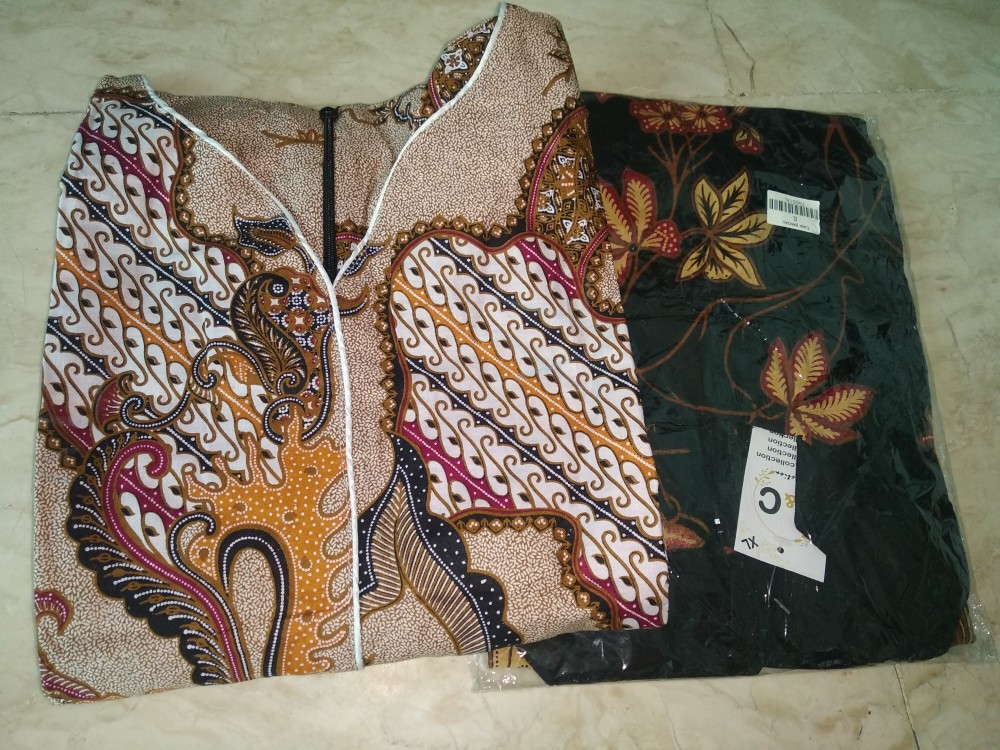 Batik Wanita Tunik Bangau Lengan Panjang - Atasan Batik Wanita - S-m-l-xl-xxl-3l-4l-5l