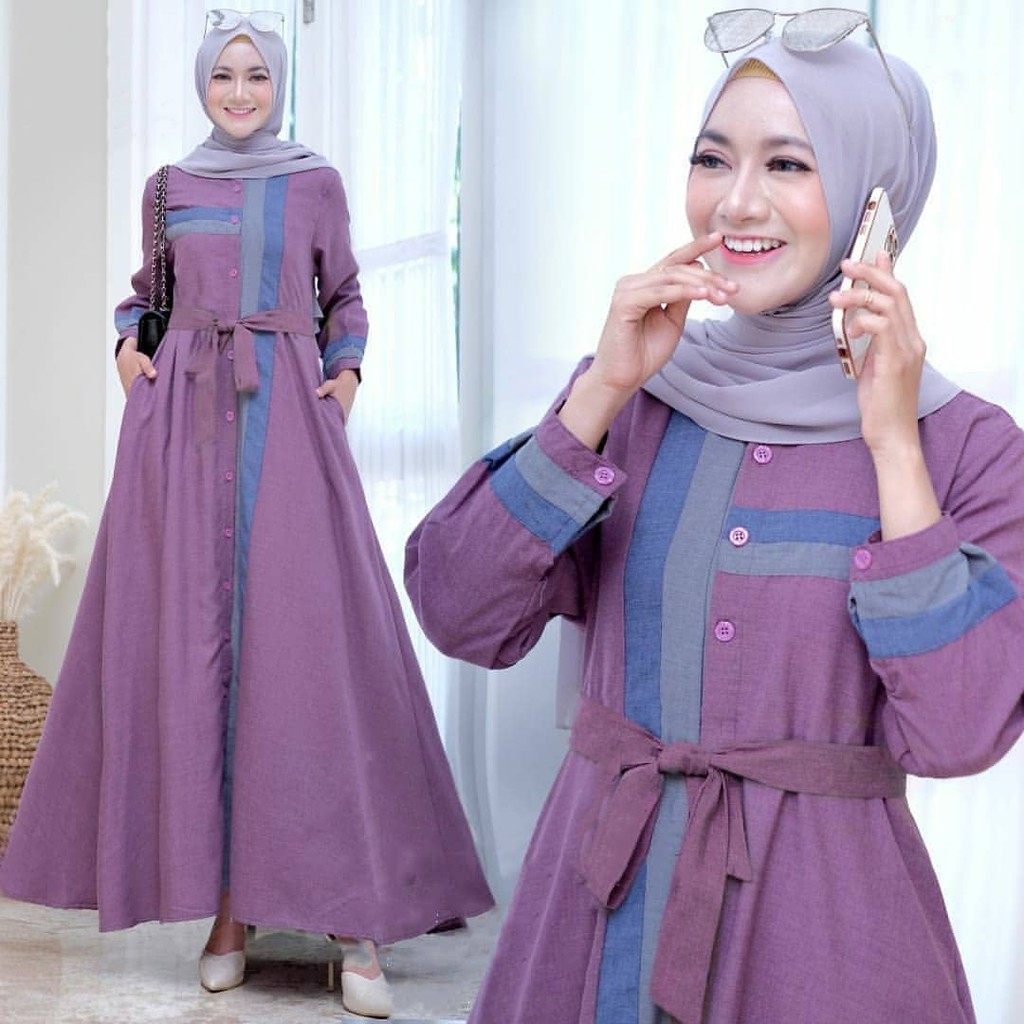 Maxy Bahan Supernova Pusat Supplier Grosir Baju Muslim Wanita Bandung Outfit Hijab Modern Ersalie