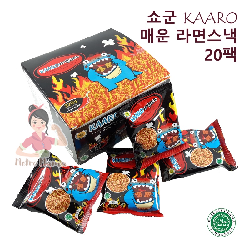 SNACK MIE KREMES KOREA SHOGUN 1BOX KAARO SNACK JAKARTA ORIGINAL