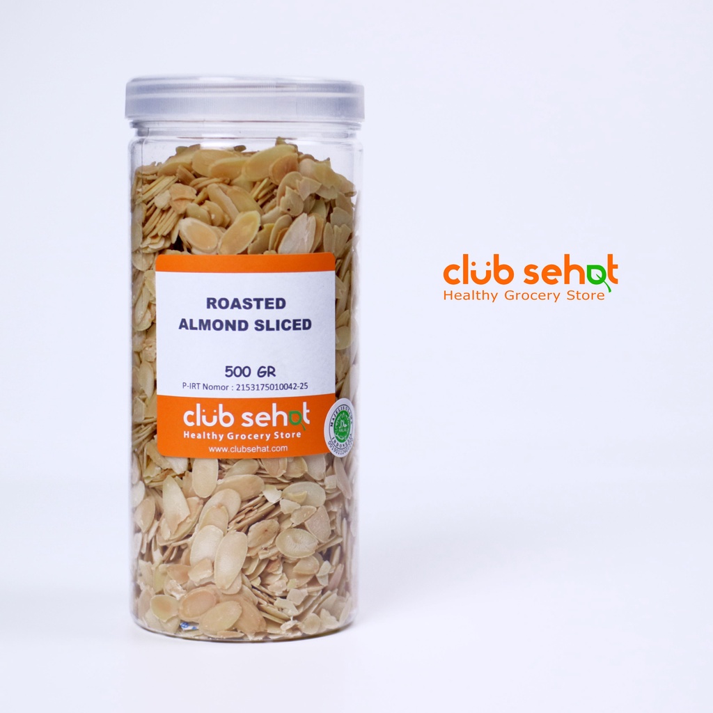 

Club Sehat - Roasted Almond Sliced 500gr