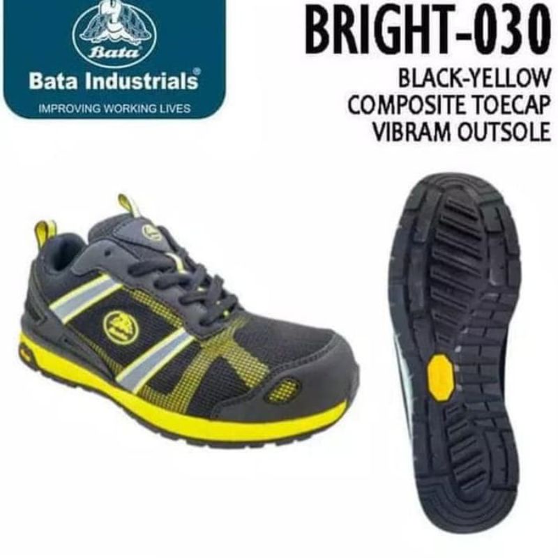 Sepatu Safety BATA INDUSTRIALS Bright 030 Yellow - Safety Shoes Bata Industrials Bright 030