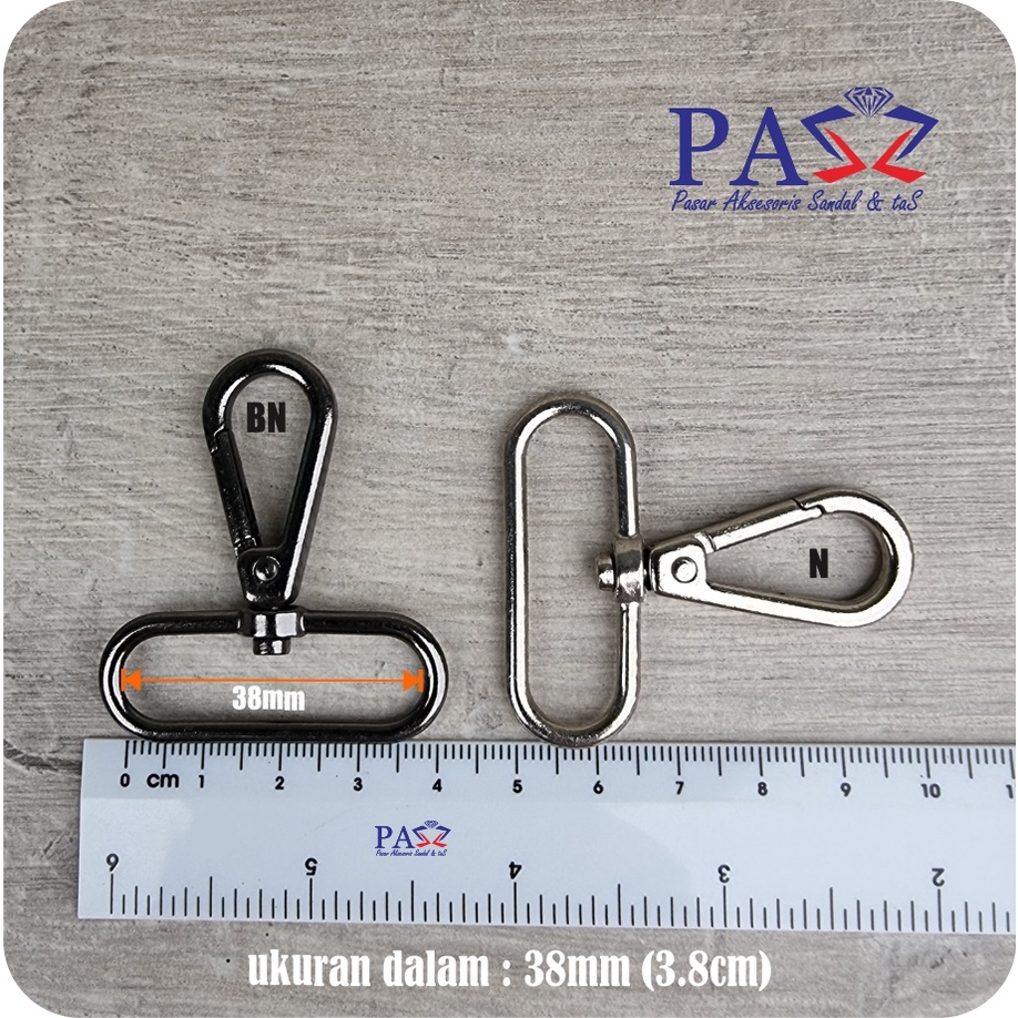 Kait Tas 38mm Murah Bulat Kew-Kew Cantolan Tas