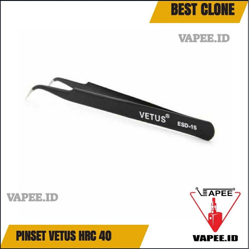 Jual Pinset Tweezer Vetus Model Bengkok HRC40 Shopee Indonesia