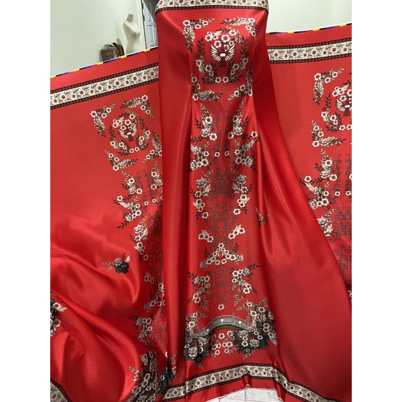 Kain Cheongsam Motif Klasik Kain Qibao, Bahan Imlek, Kain Seragaman Sangjit