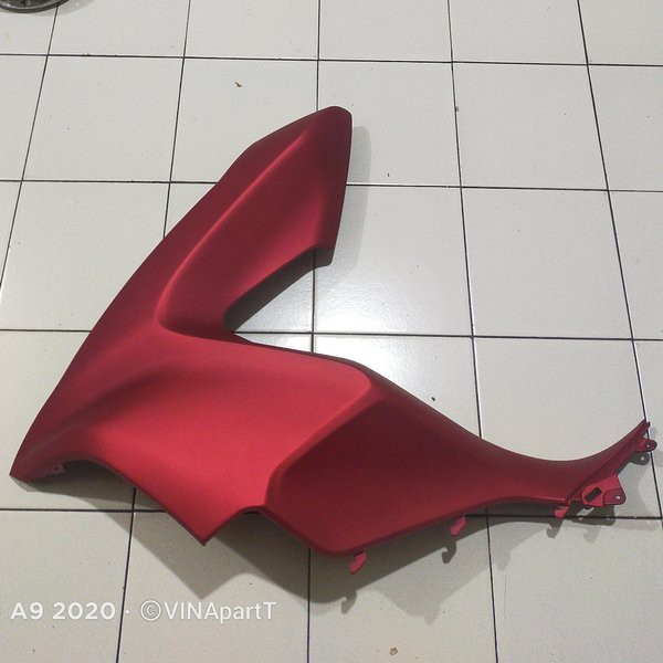 cover front side L sayap pcx 150 new K97 merah doff