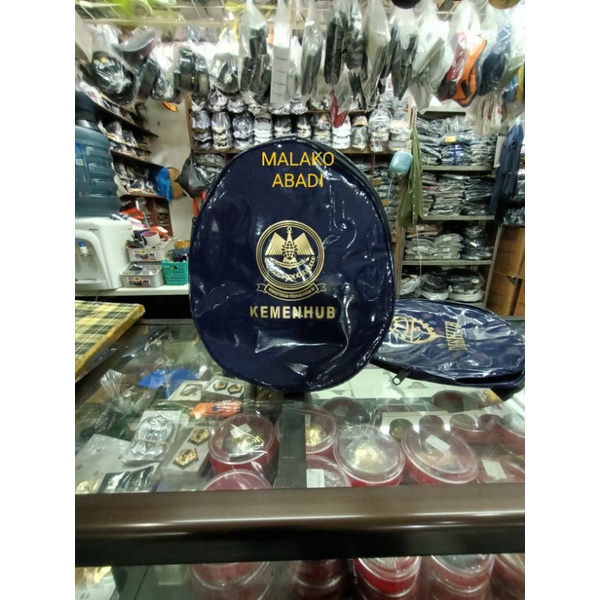 Tas Topi Pet Dishub/Kemenhub Pria Wanita Biru Kalap