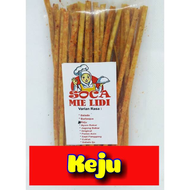 

Mie lidi gepeng SOCA / Lidi lidian KEJU