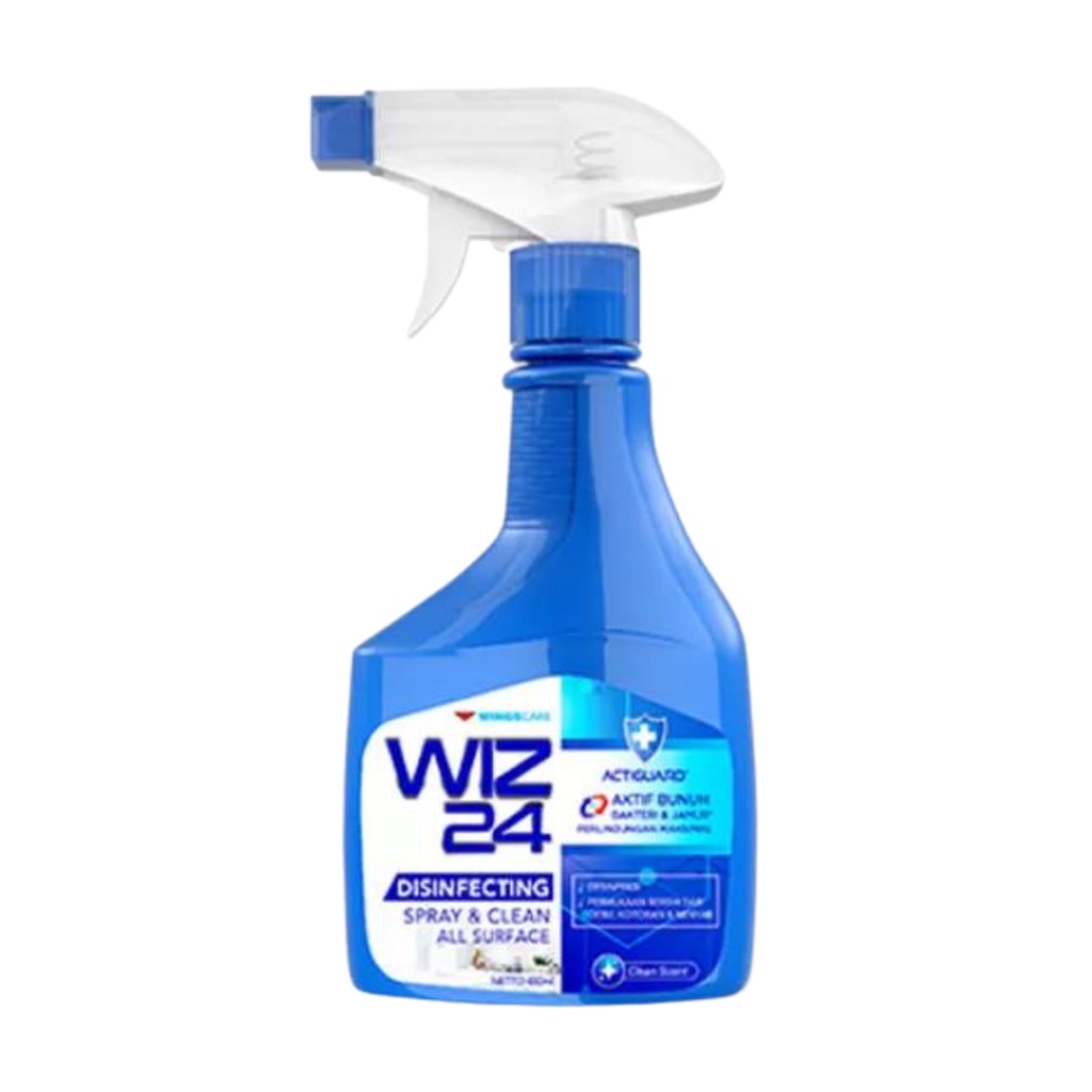 WIZ24 DISINFEKTAN SPRAY CLEAN SCENT 450ML