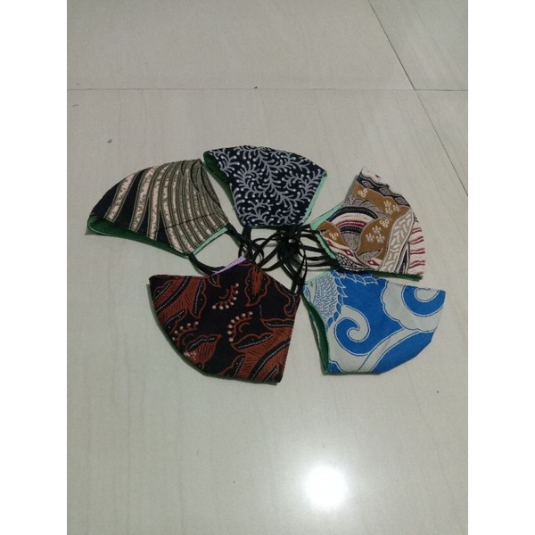 Masker batik 2 lapis