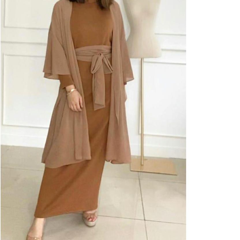 ✼ 626#gamis+bolero+obie/dress muslim/dress bolero/fashion muslim wanita ✫