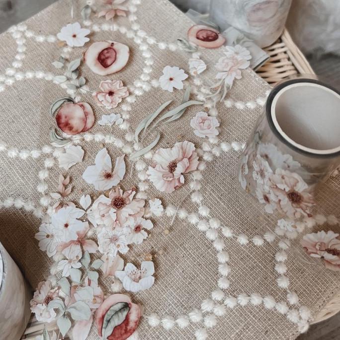 

(BISA COD) Heartlypaper Romantic Spring PET Tape GRATIS ONGKIR Kode 1069