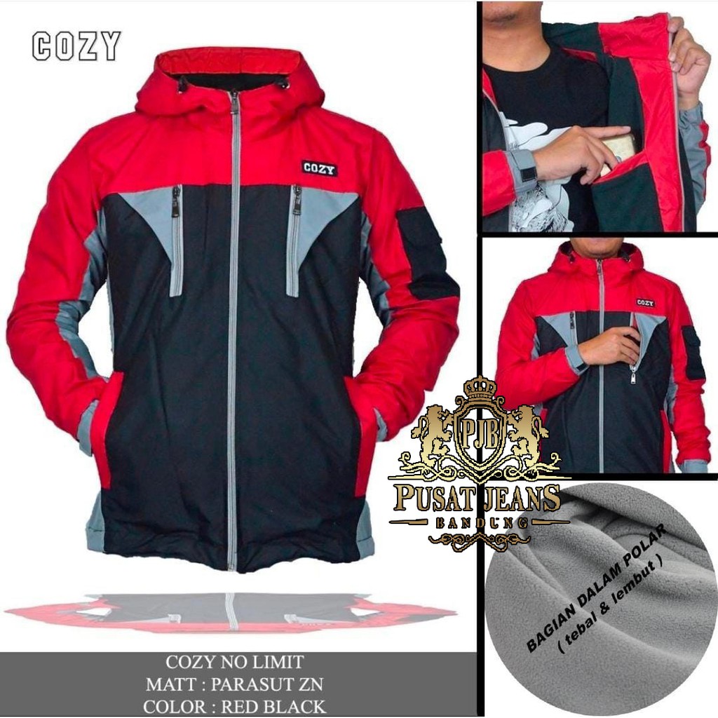 RCL - Jaket Cozy Jaket Gunung Outdoor Cozy Amazing Bahan Tebal Puring Polar