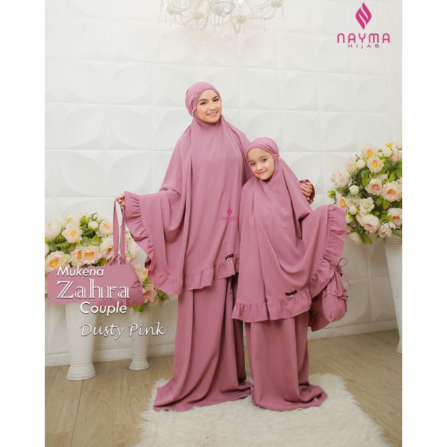 ZAHRA MUKENA COUPLE by nayma hijab (ready stok)