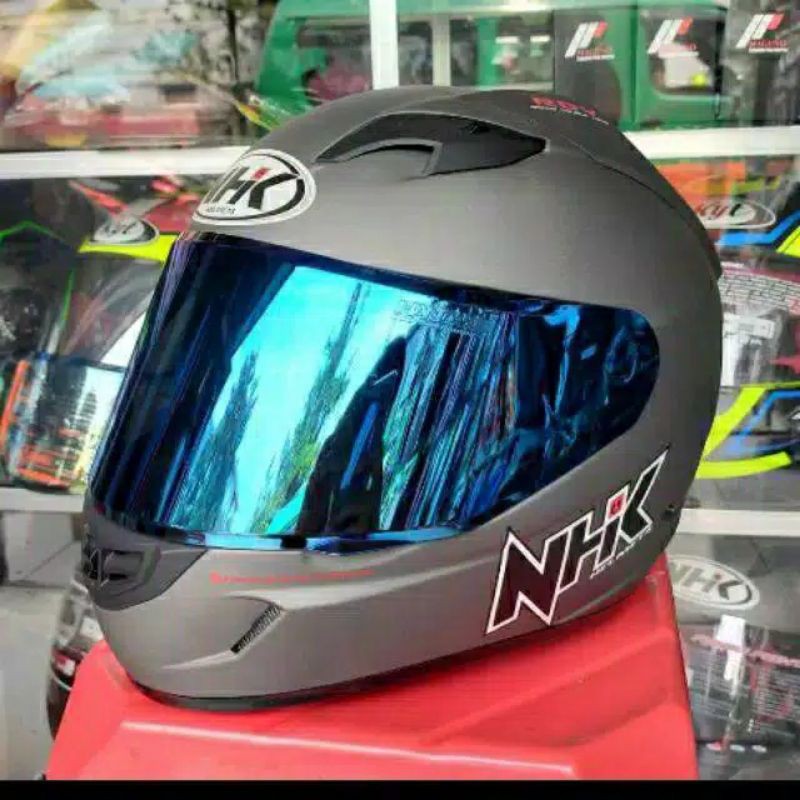 [COD] Distributor KACA Visor Flat NHK GP 1000 - Iridium Silver Blue Gold Darksmoke Dark Clear Bening