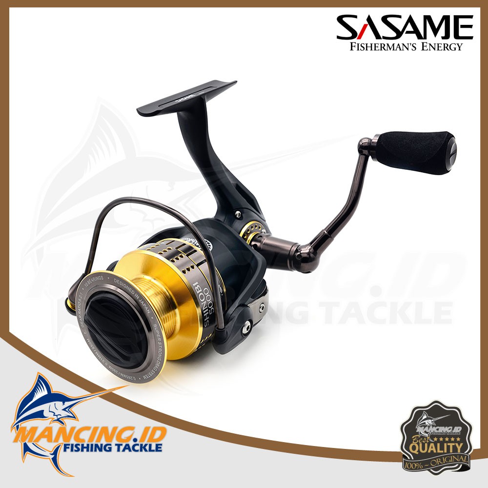 Sasame Shinobi 5000 Fishing Reel Metal Peralatan Alat Pancing Kerekan Pancingan Mancing Ikan