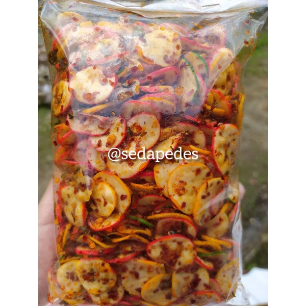 

Kerupuk Seblak Pedas Isi 250 Gram