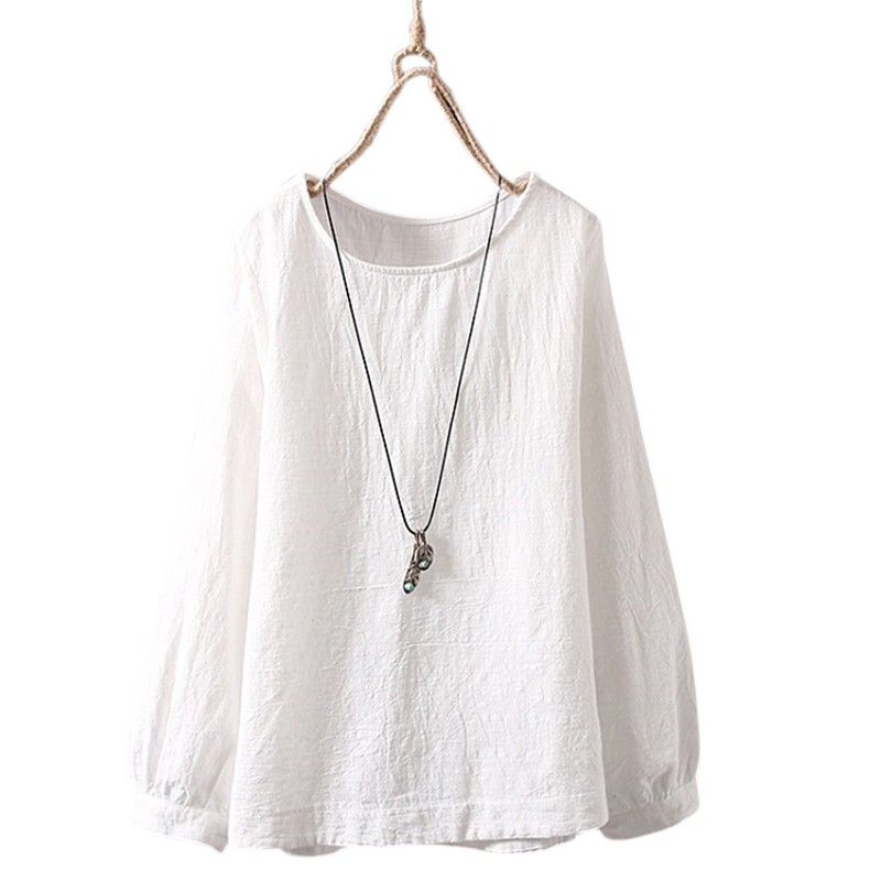 ATASAN PESTA PARTY NIKAHAN WISUDA KULIAH QWE/ TERSEDIA 100%ZANZEA Kaos Crew Neck Lengan Panjang