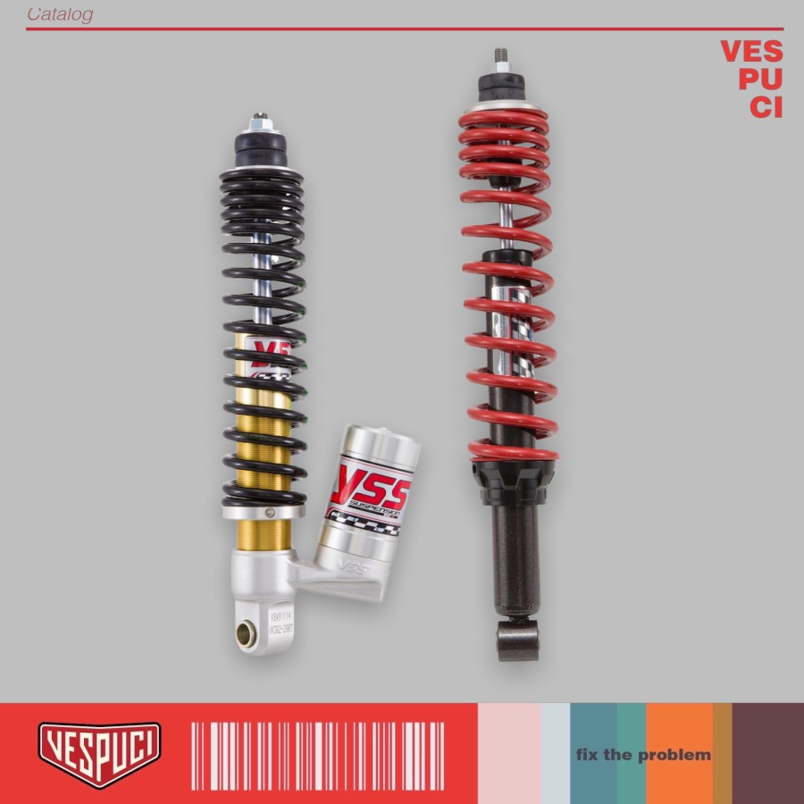 Shock Absorber Shock breker Shockbreaker YSS DGT Depan Belakang Tabung Modern Vespa Matic Metik Mati