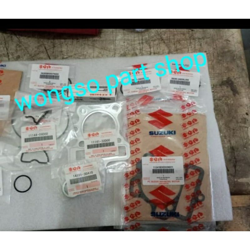 TOP SET SHOGUN R 110 CYLINDER BLOK KOP ORI SGP