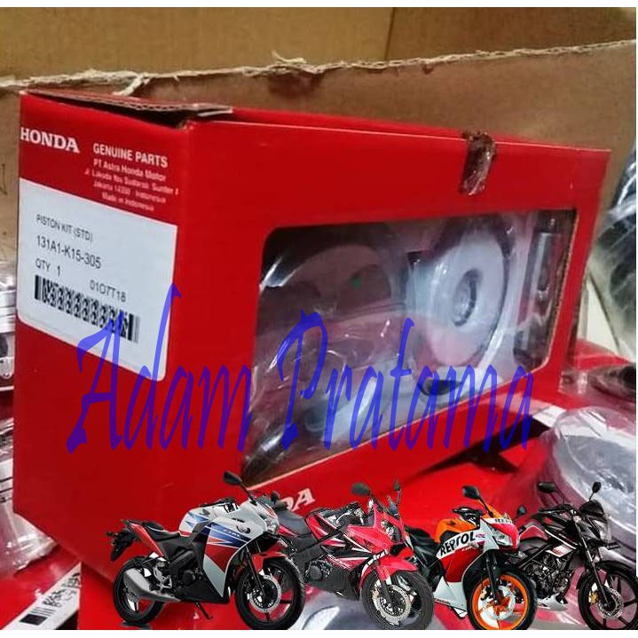 Piston CB 150 CBR 150 Karbu fi indo thailand Oversize Standar 131A1-K15-305 Seher Set CB 150 CBR 150