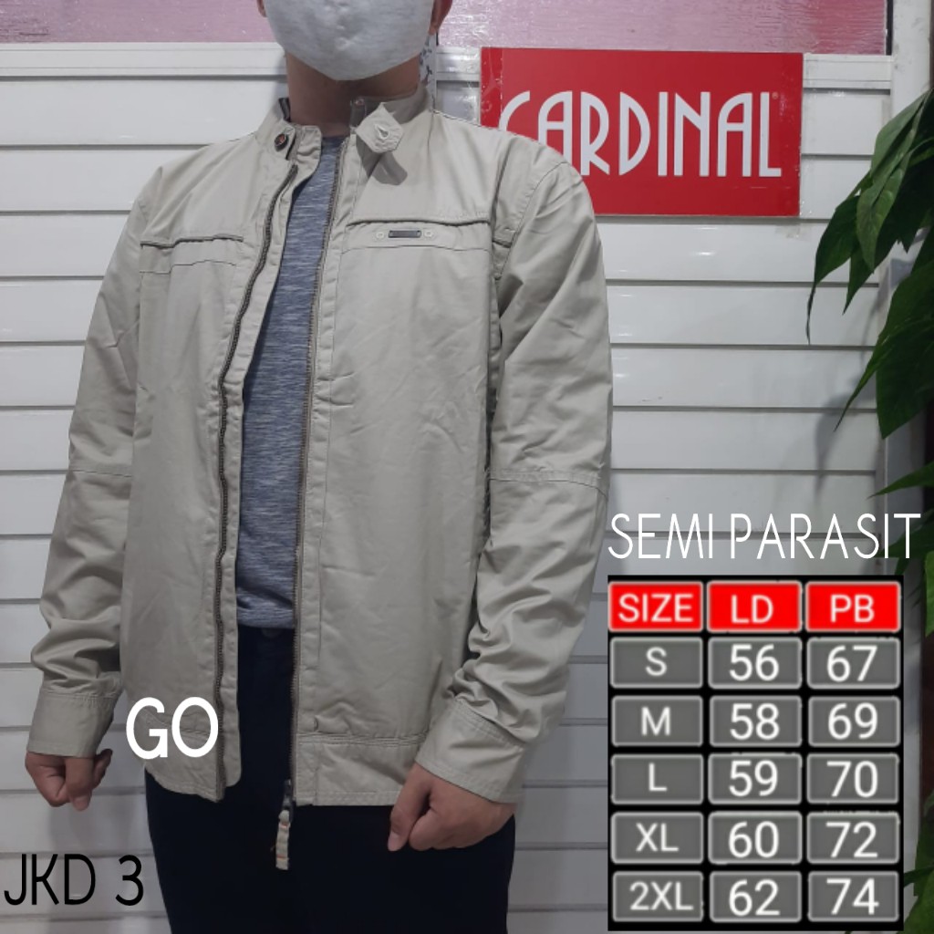 bego JKD CARDINAL JAKET KANVAS Cowok Casual Jaket Pria Outdoor Keren