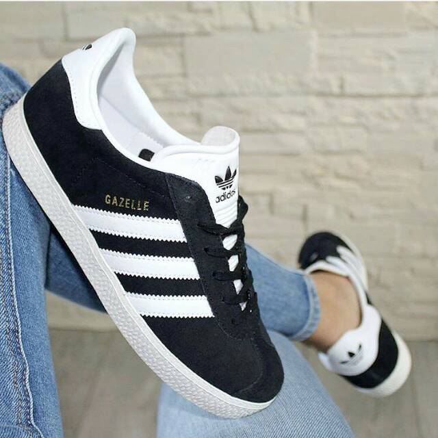 ADIDAS GAZELLE ORIGINAL BLACK WHITE