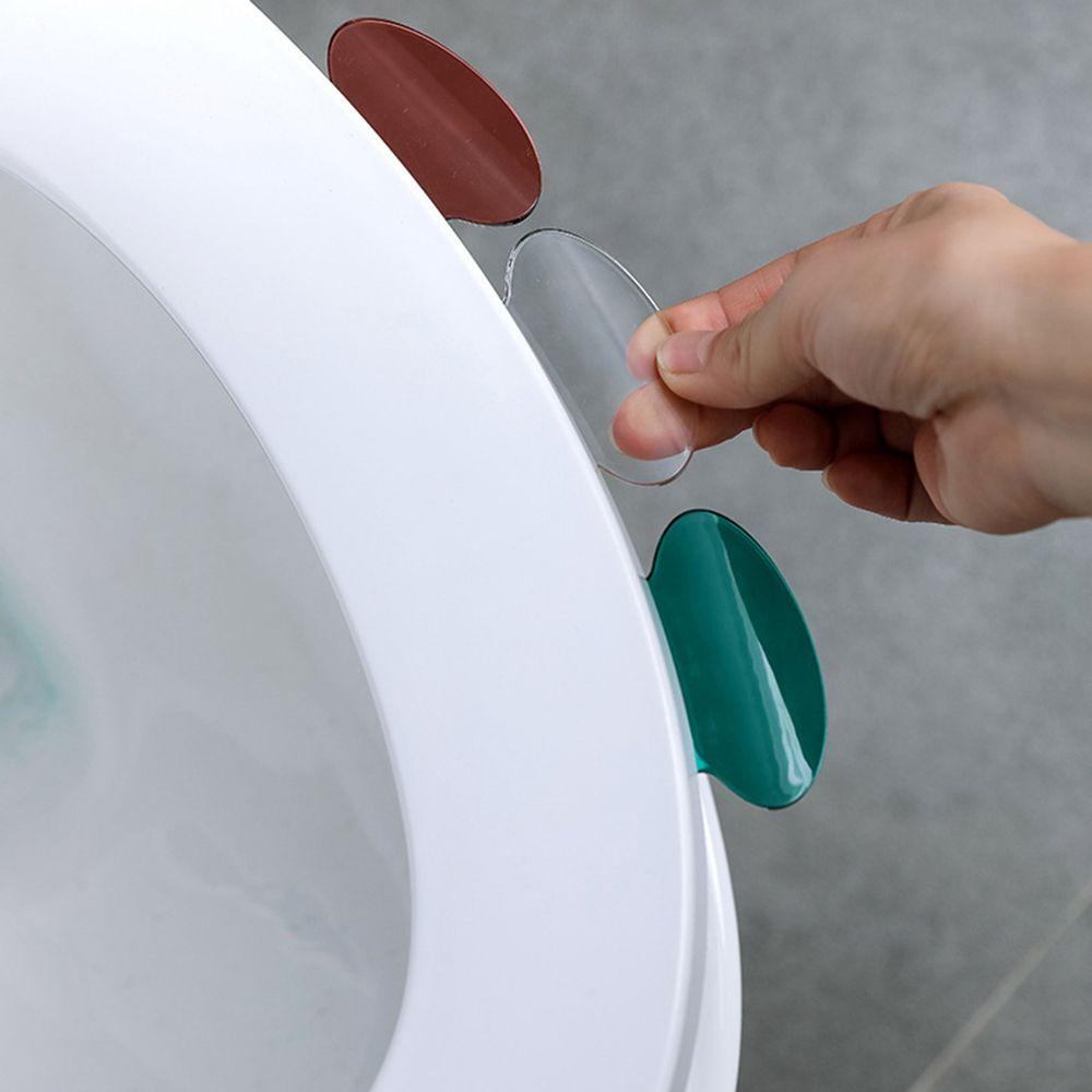 [Elegan] Toilet Seat Lifter Kamar Mandi Rumah Portable Travel Gagang Plastik Transparan