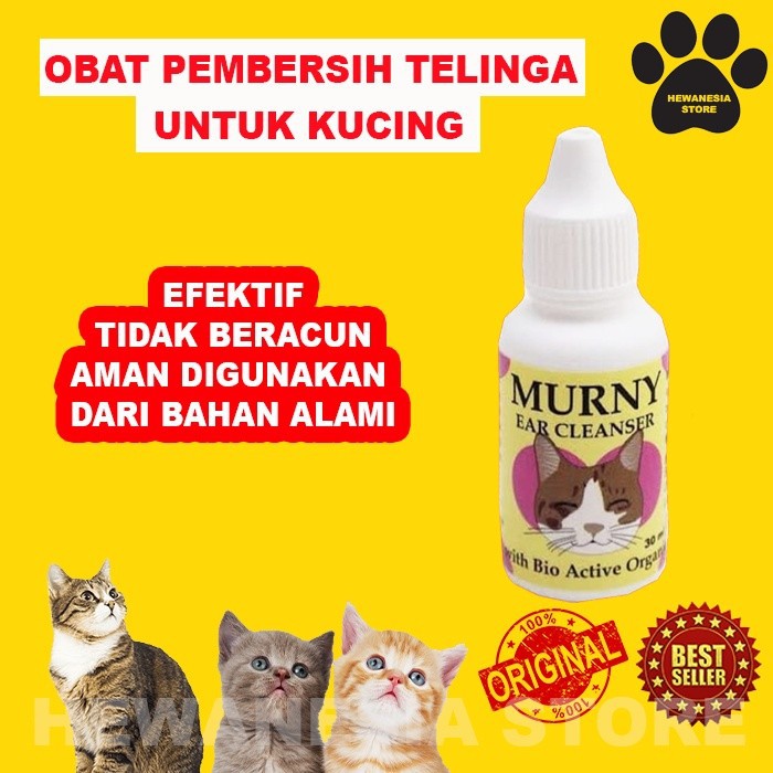 OBAT PEMBERSIH TELINGA KUCING AMAN - MURNY CAT