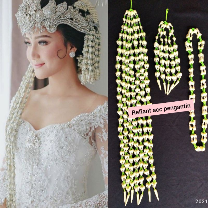 MELATI JURAI MOTE+ KALUNG MELATI / JURAI PAREL SYAHRINI / MELATI JURAI VARIASI MOTE